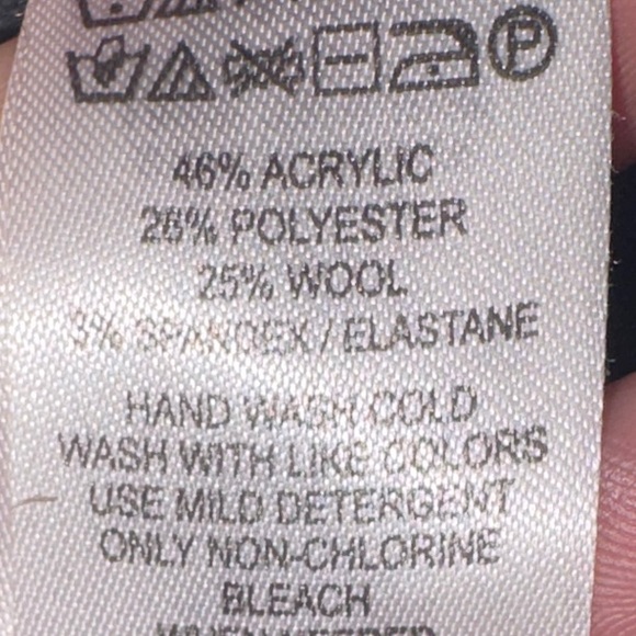 Cynthia Rowley Black and Gray wool blend Cowl Neck Sweater in animal print M - Picture 4 of 14